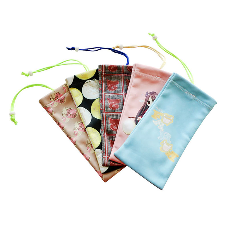Gepersonaliseerde Kleur Microfiber Brillen Tas Oogglasbrillen Microfiber Cover Voor Verpakking